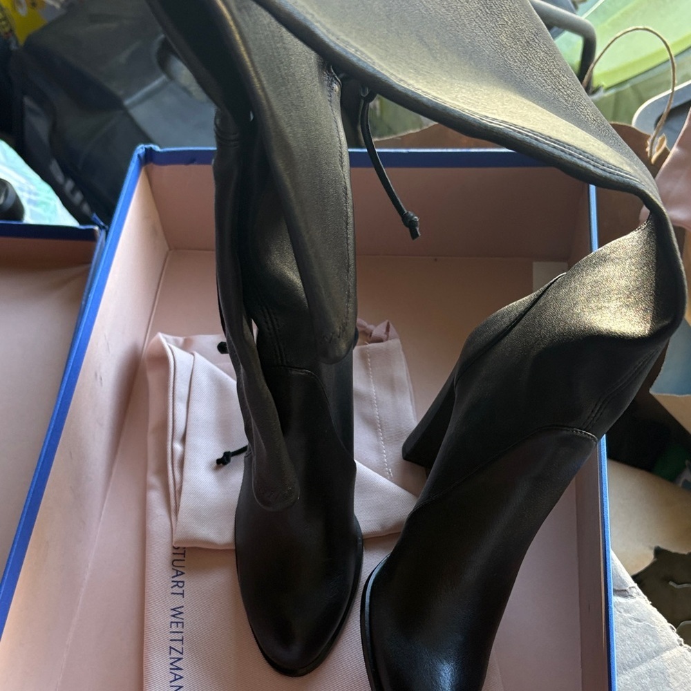 Stuart Weitzman Black Over the Knee Boots